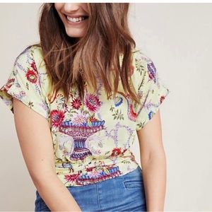 Maeve garden silk blouse